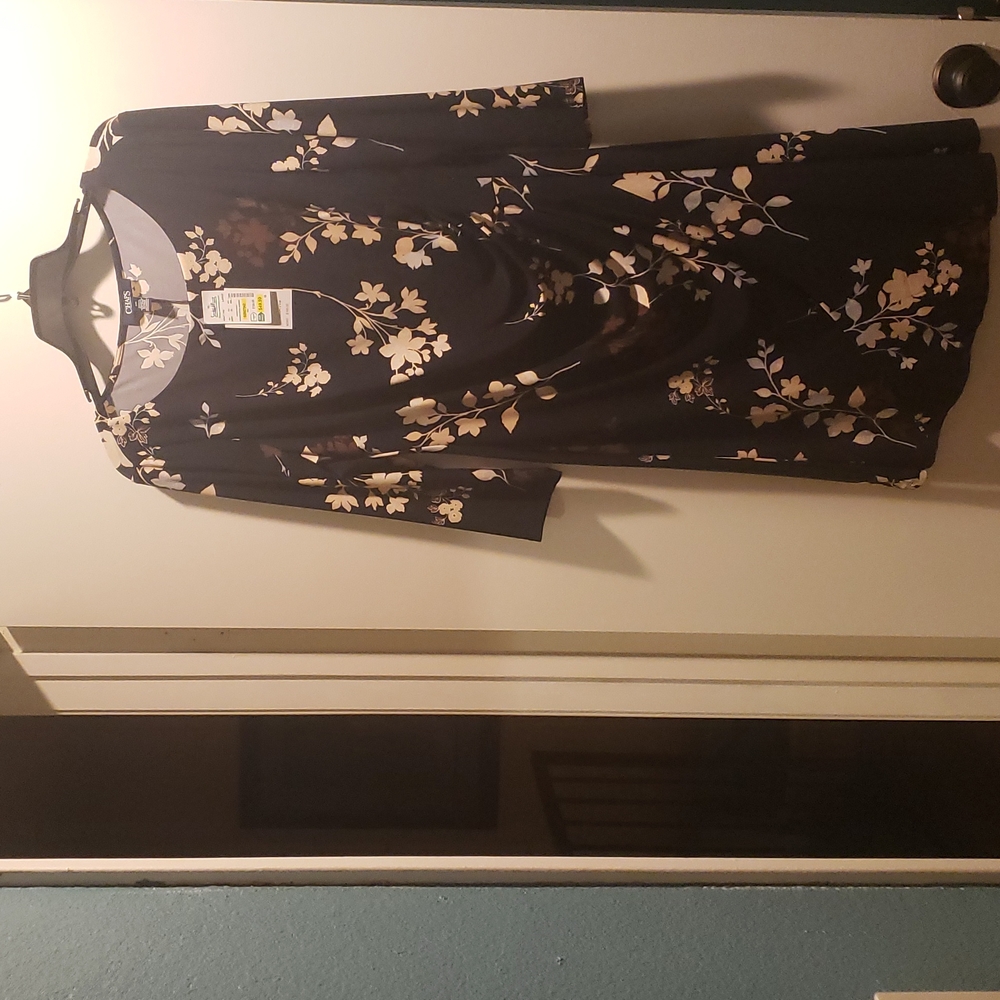 Chaps size large dress Navy